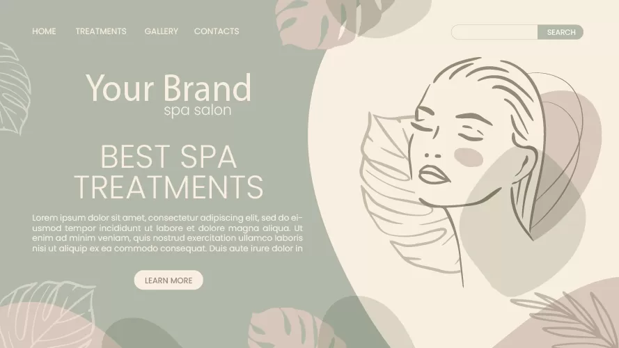 make a stunning beauty website with e-commerce online