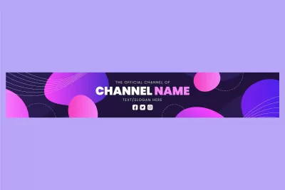 I will design a professional and eye-catching YouTube banner and logo